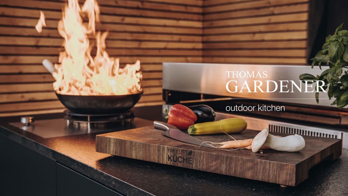 Thomas Gardener Roofs & Kitchens, Außenküche Freiluftküche