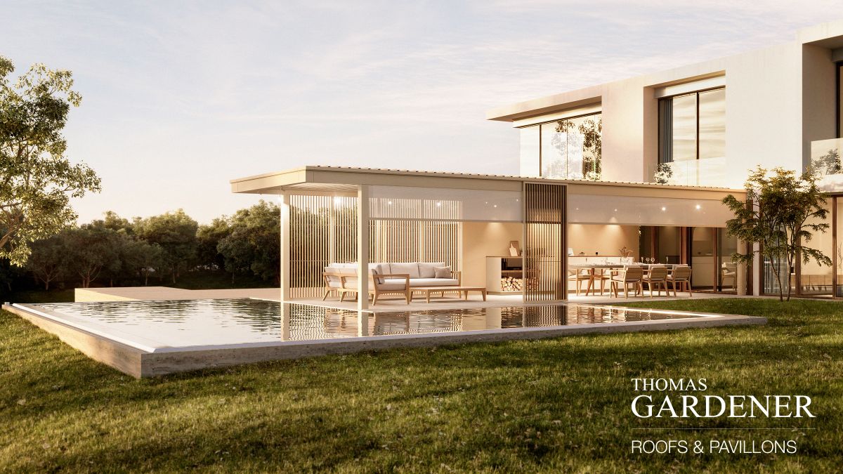 Thomas Gardener Roofs & Kitchens, Renson Lamellendach Amani