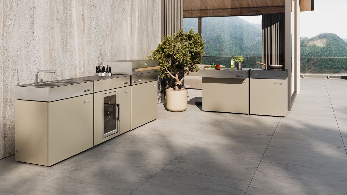 Aussenküche Flammkraft mit Gasgrill Block D